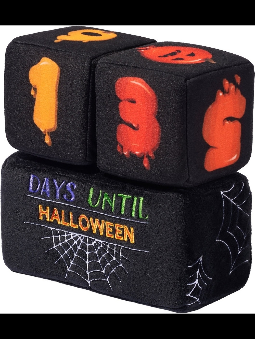 Frisco Halloween Countdown Plush Blocks -Dog Toy